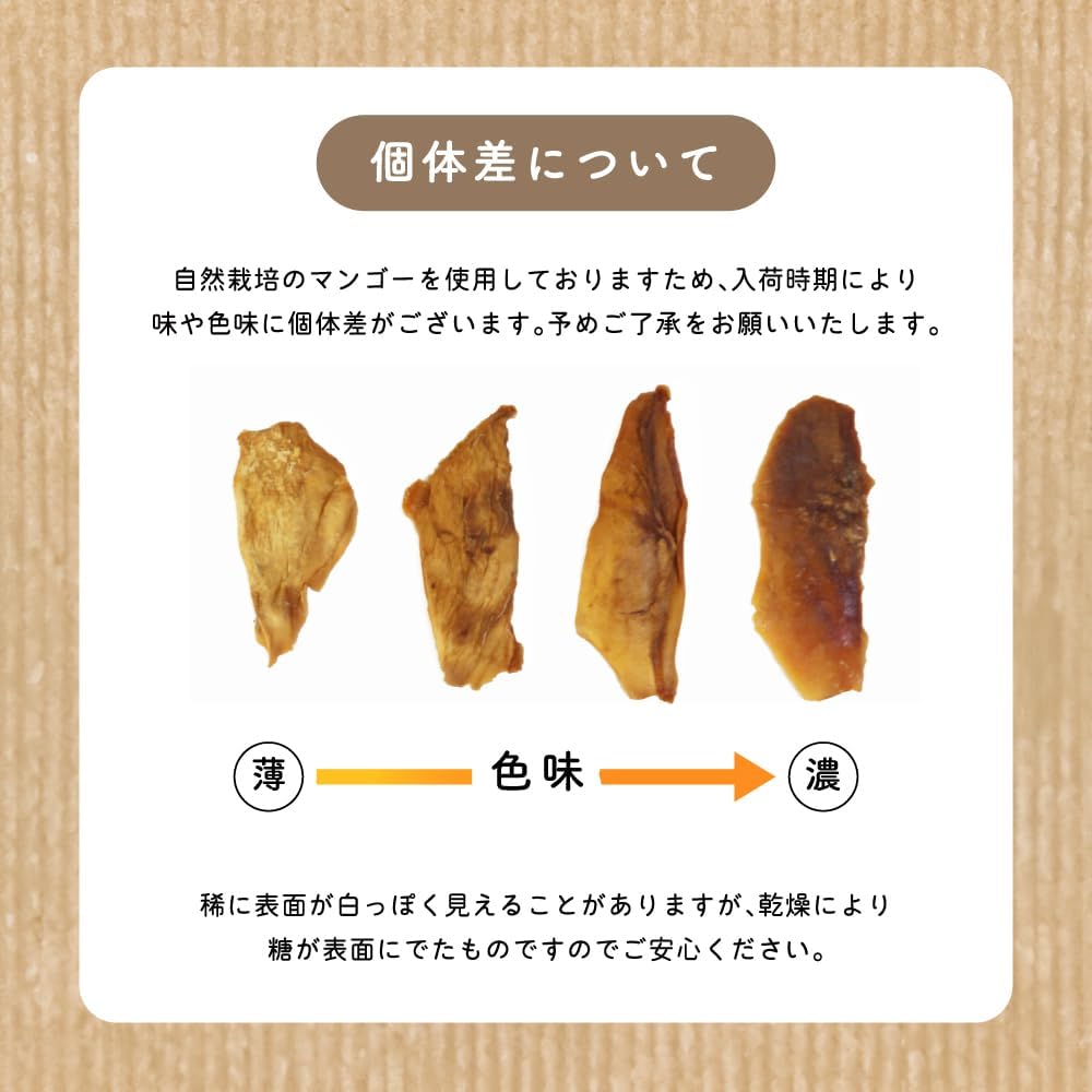 ブルキナファソの有機ドライマンゴー65G - サムネイル9