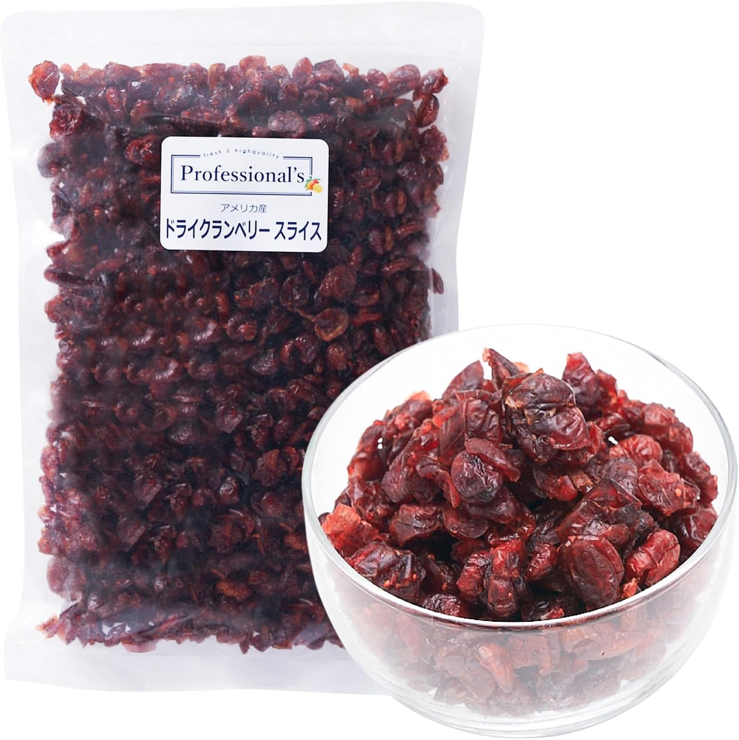 ドライクランベリー スライス 内容量 : 500g